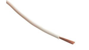 Fåtrådig ledare PVC 1.5mm² Glödgad koppar Vit H07V-K 100m